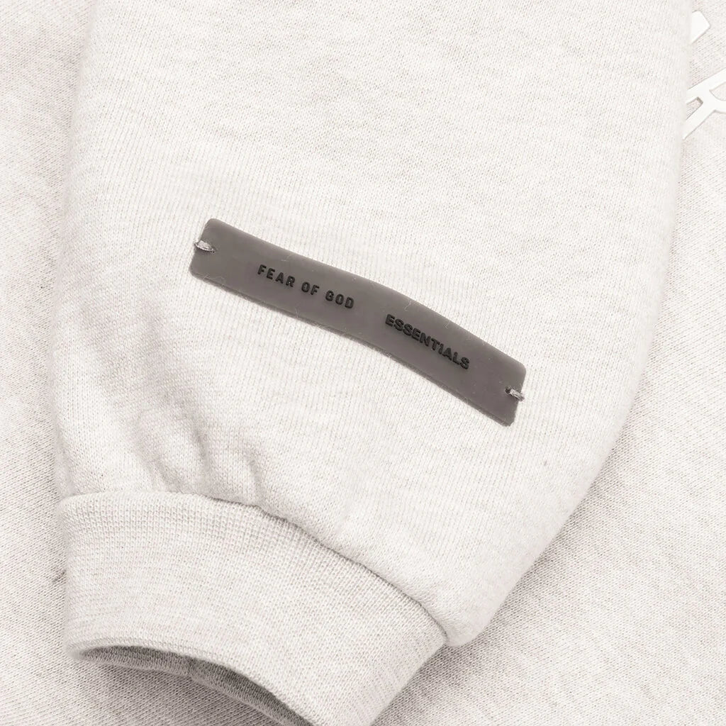 Kids Fleece Zip Up Hoodie Heather Stone