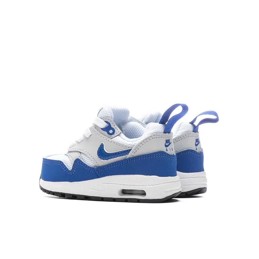 Air Max 1 Easy On TD White Game Royal Neutral Grey Black