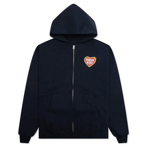 Classic Zip Up Hoodie Navy