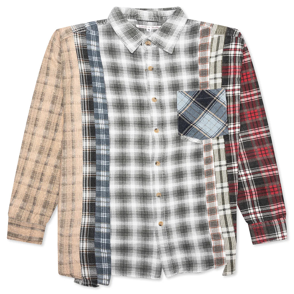 7 Cuts Flannel Shirt Assorted