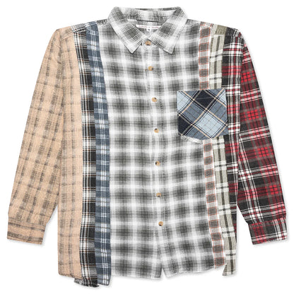 7 Cuts Flannel Shirt Assorted