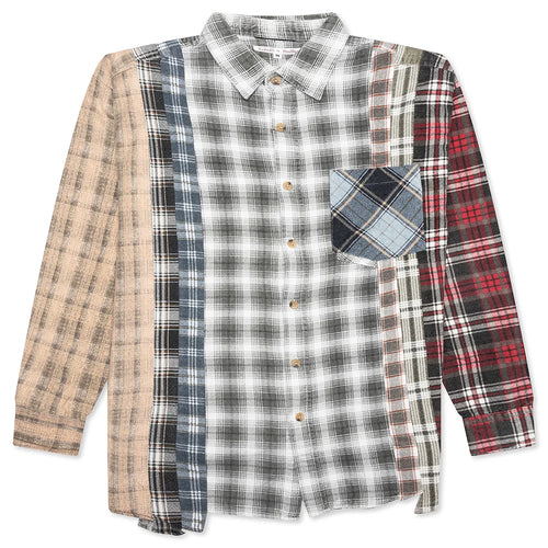 7 Cuts Flannel Shirt Assorted