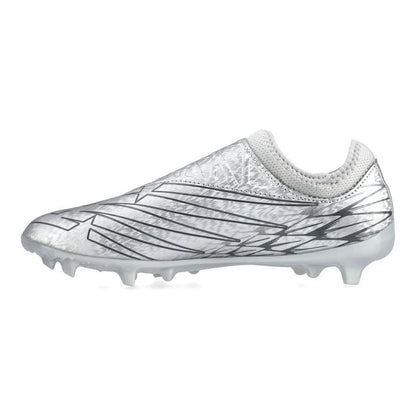 New Balance Kids Furon V7 Dispatch JR FG Firm Ground Soccer Cleats Silver