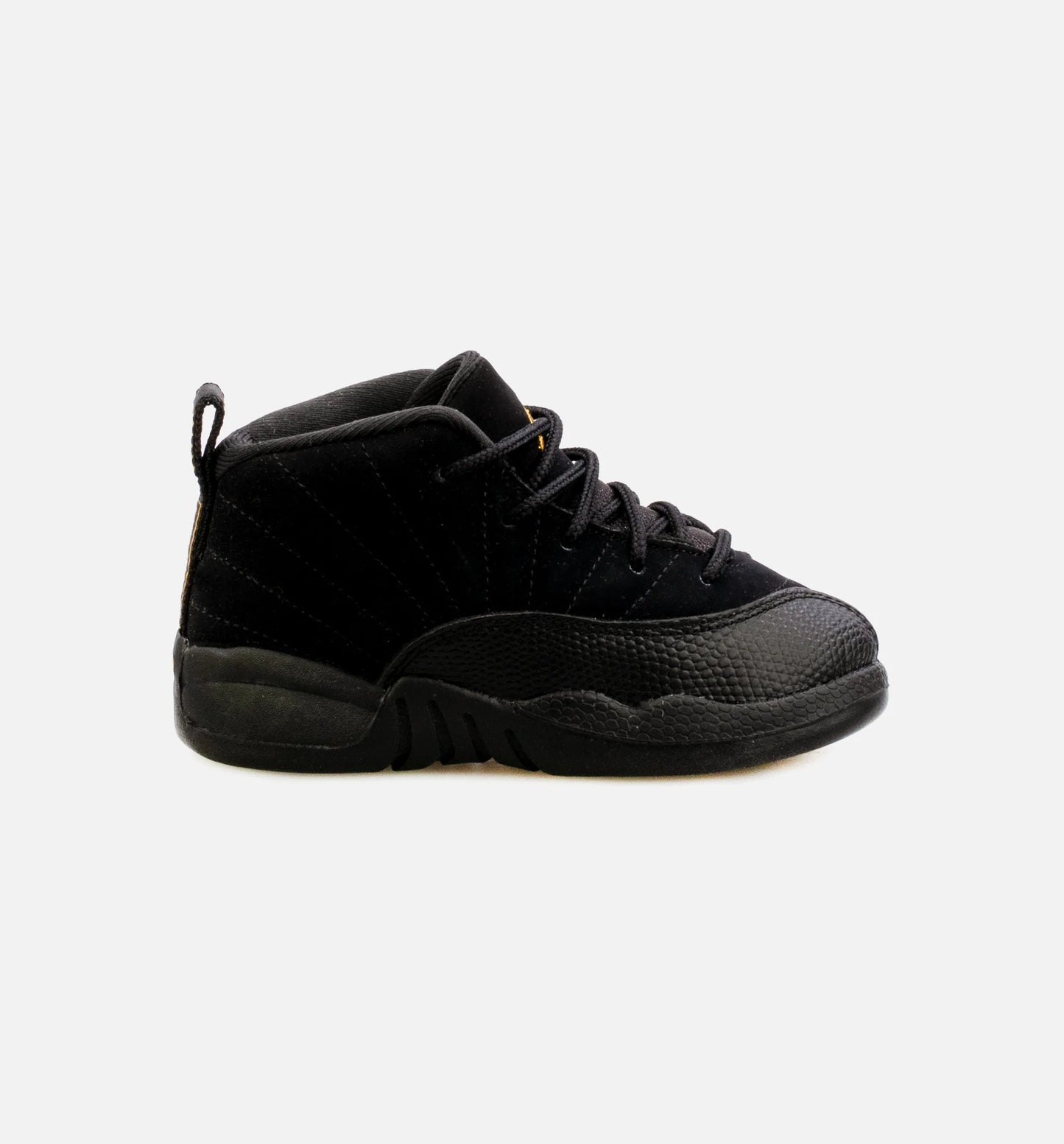 Air Jordan 12 Retro Black Taxi Infant Toddler Lifestyle Shoe Black Free Shipping