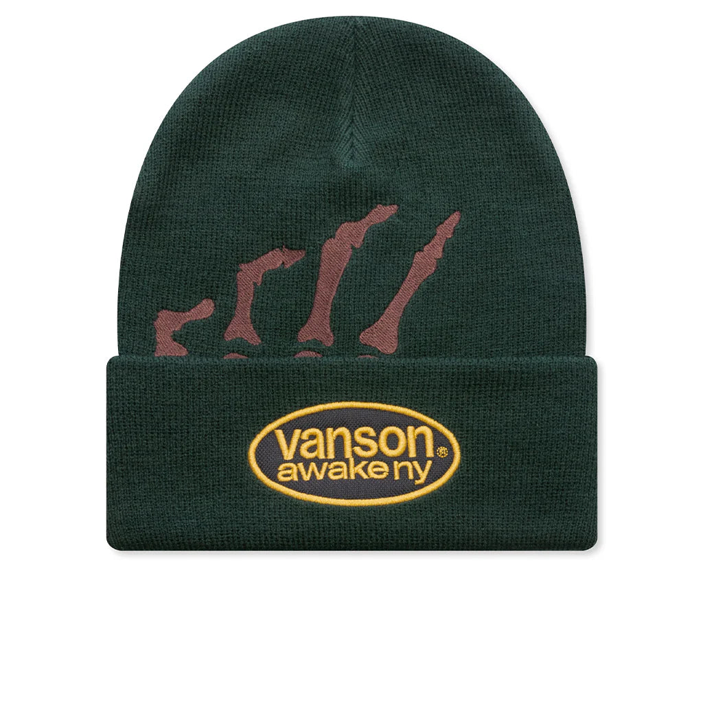 Vanson Bones Beanie Green
