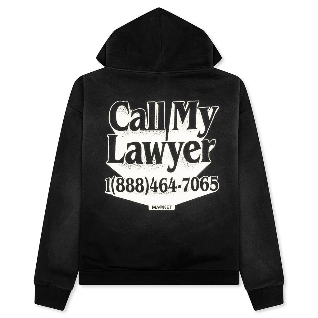 Call My Lawyer 3D Hoodie Jet Set Black