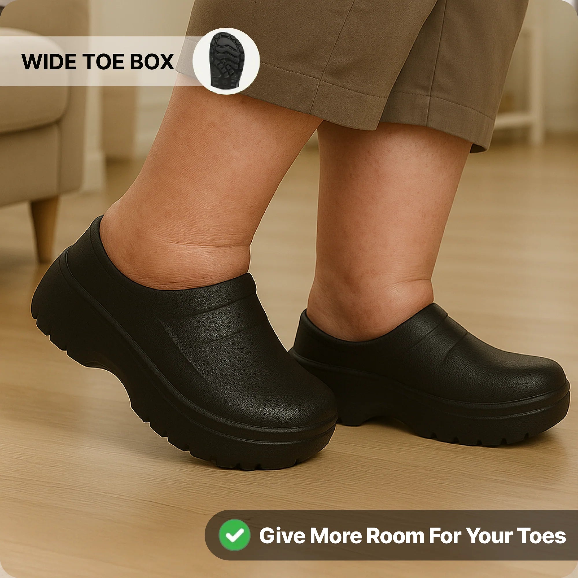 Torrey Classic 1 Non Slip Clogs for Diabetic Foot Comfort