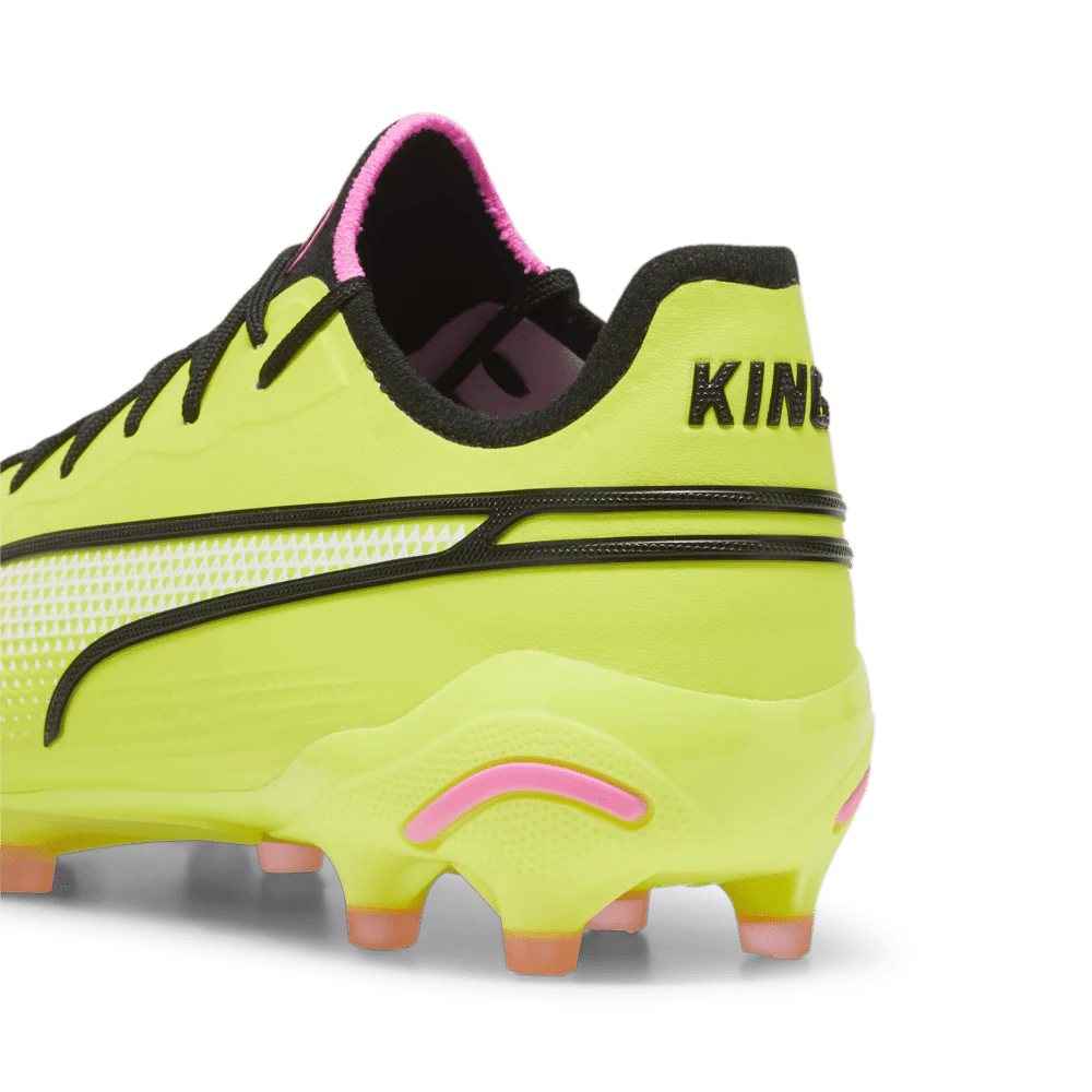 PUMA King Ultimate FG AG Multi Ground Soccer Cleats Lime Black