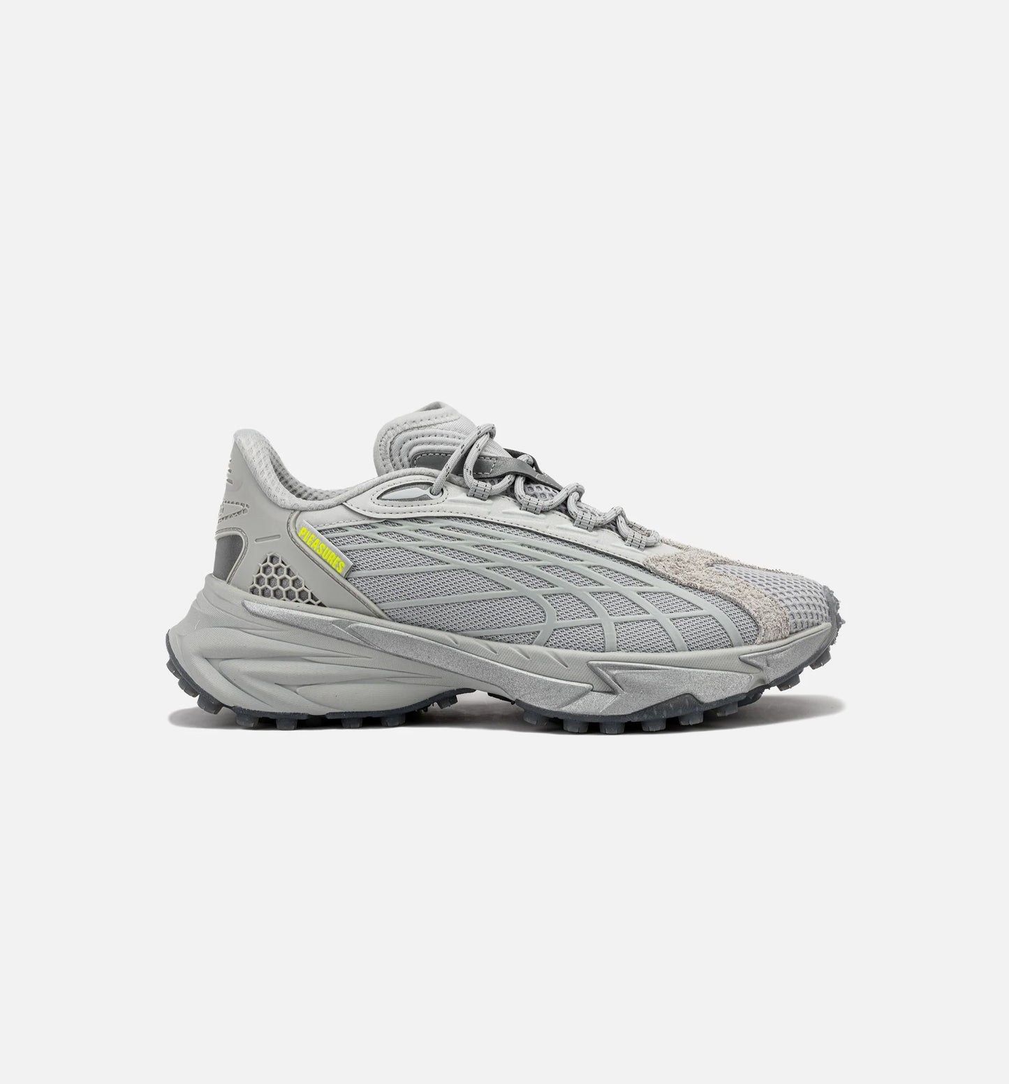 Spirex Pleasures Mens Lifestyle Shoe Glacial Grey Cool Light Grey