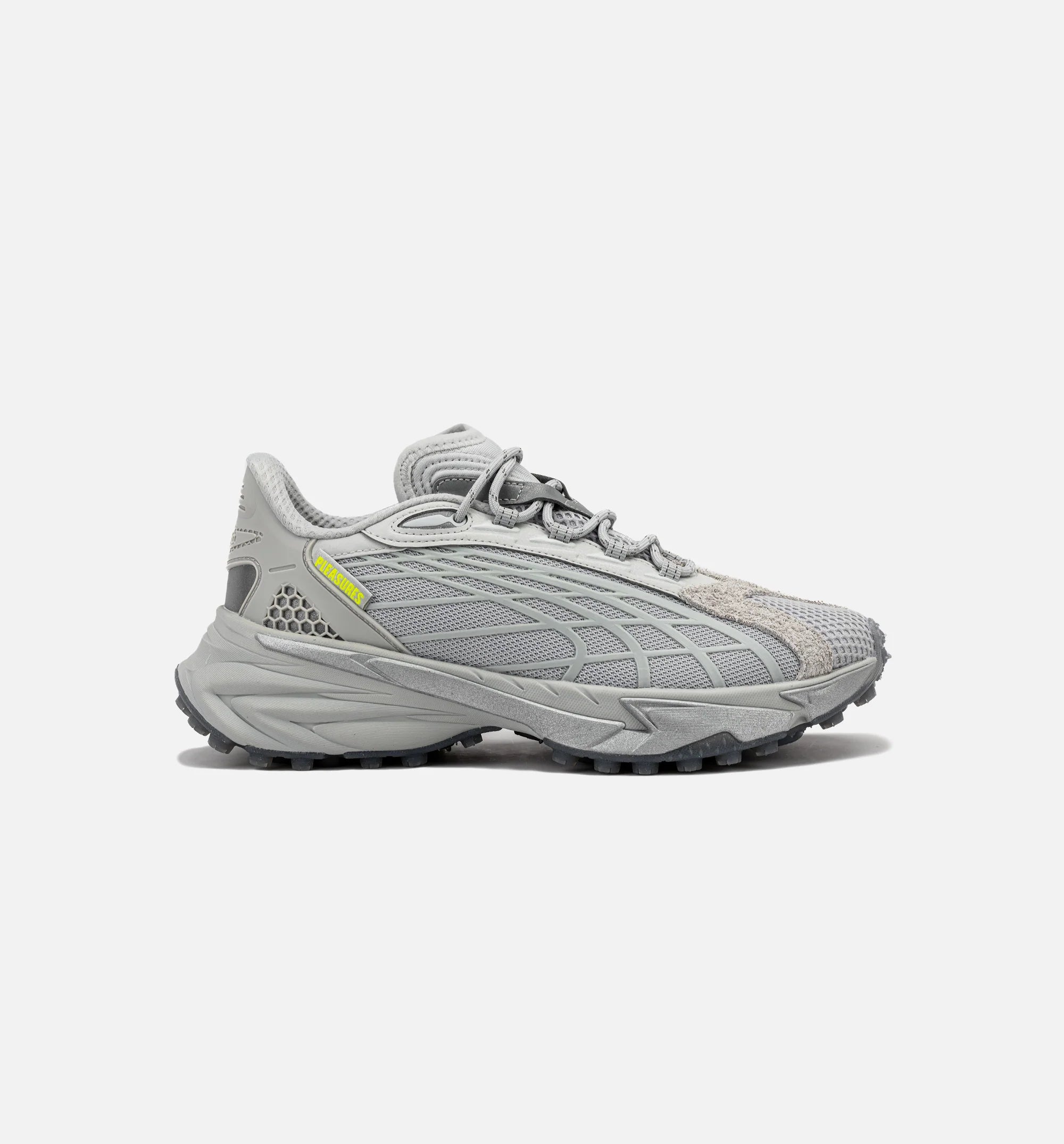 Spirex Pleasures Mens Lifestyle Shoe Glacial Grey Cool Light Grey