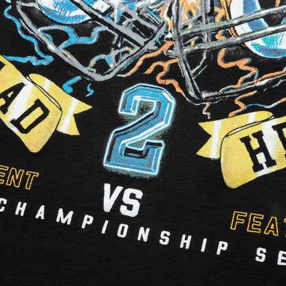 Feature x Represent Head 2 Head L S T Shirt Stained Black