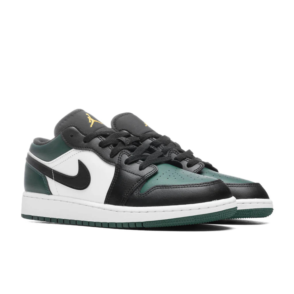 Air Jordan 1 Low GS Noble Green Pollen White DNML