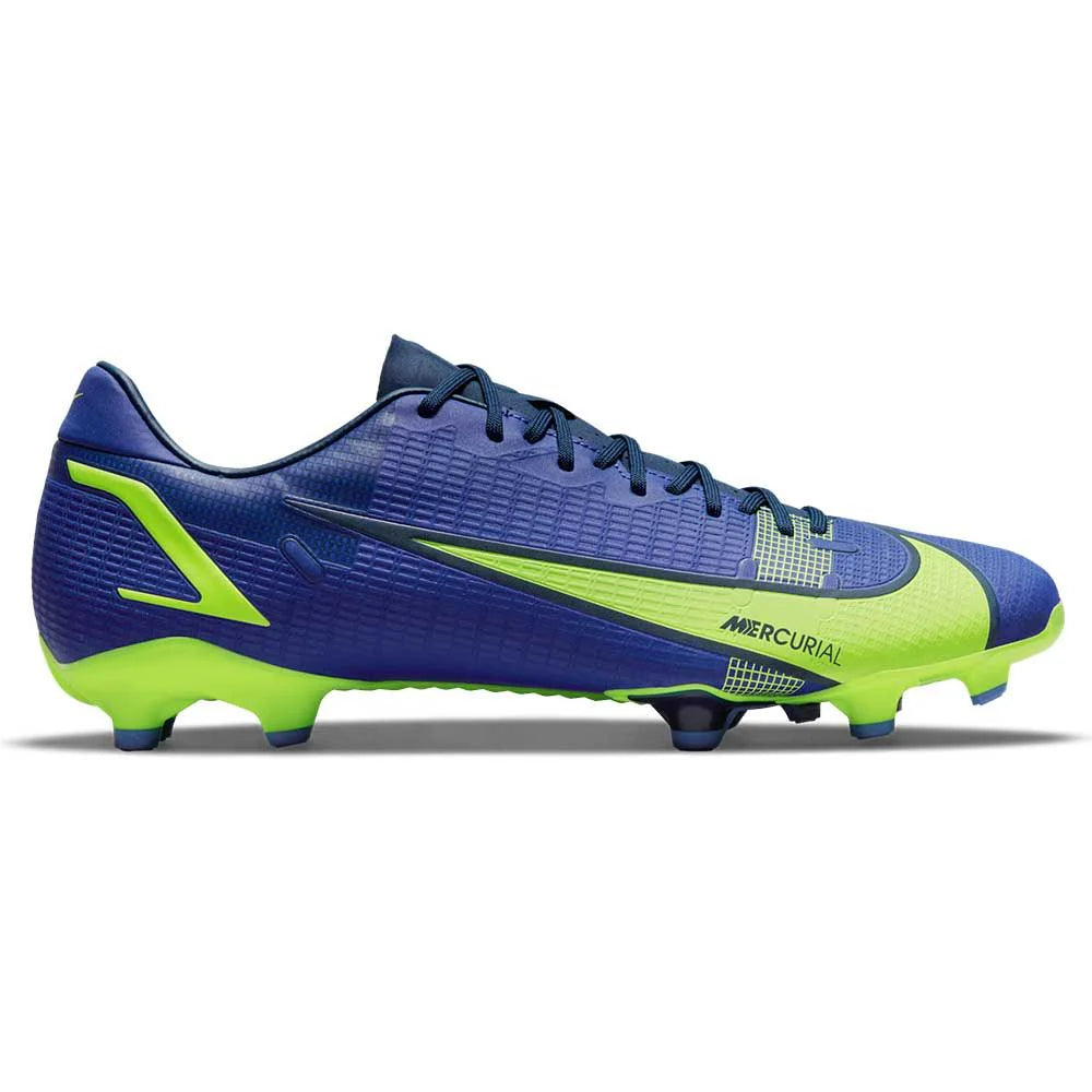 Nike Mercurial Vapor 14 Academy FG MG Multi Ground Soccer Cleats Lapis Volt Blue Void