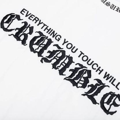 Crumble Heavyweight Raglan White
