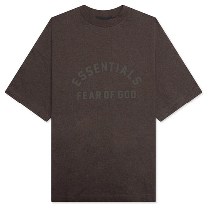 Essentials Heavy S S Tee Heather Wood