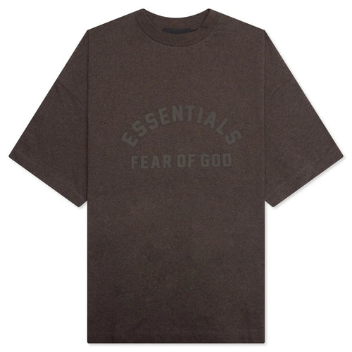 Essentials Heavy S S Tee Heather Wood