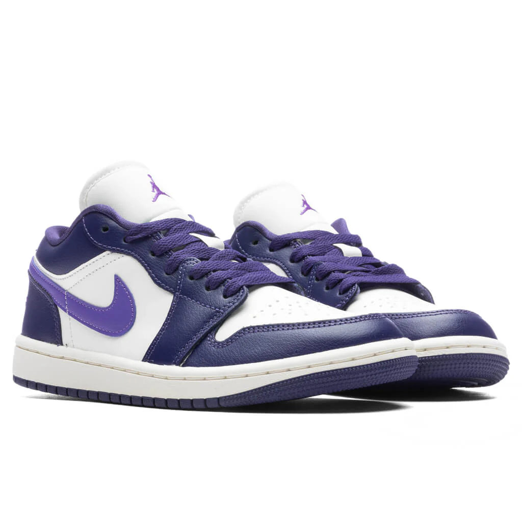 Womens Air Jordan 1 Low Sky J Purple Action Grape Sail