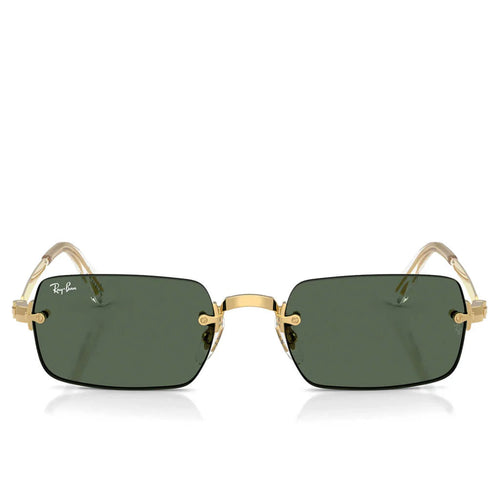 Ray Ban x AAP Rocky Rimless Pillow Arista Dark Green