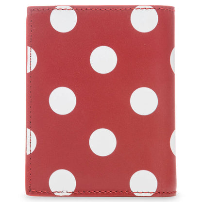Comme des Garcons Polka Dots Wallet Red