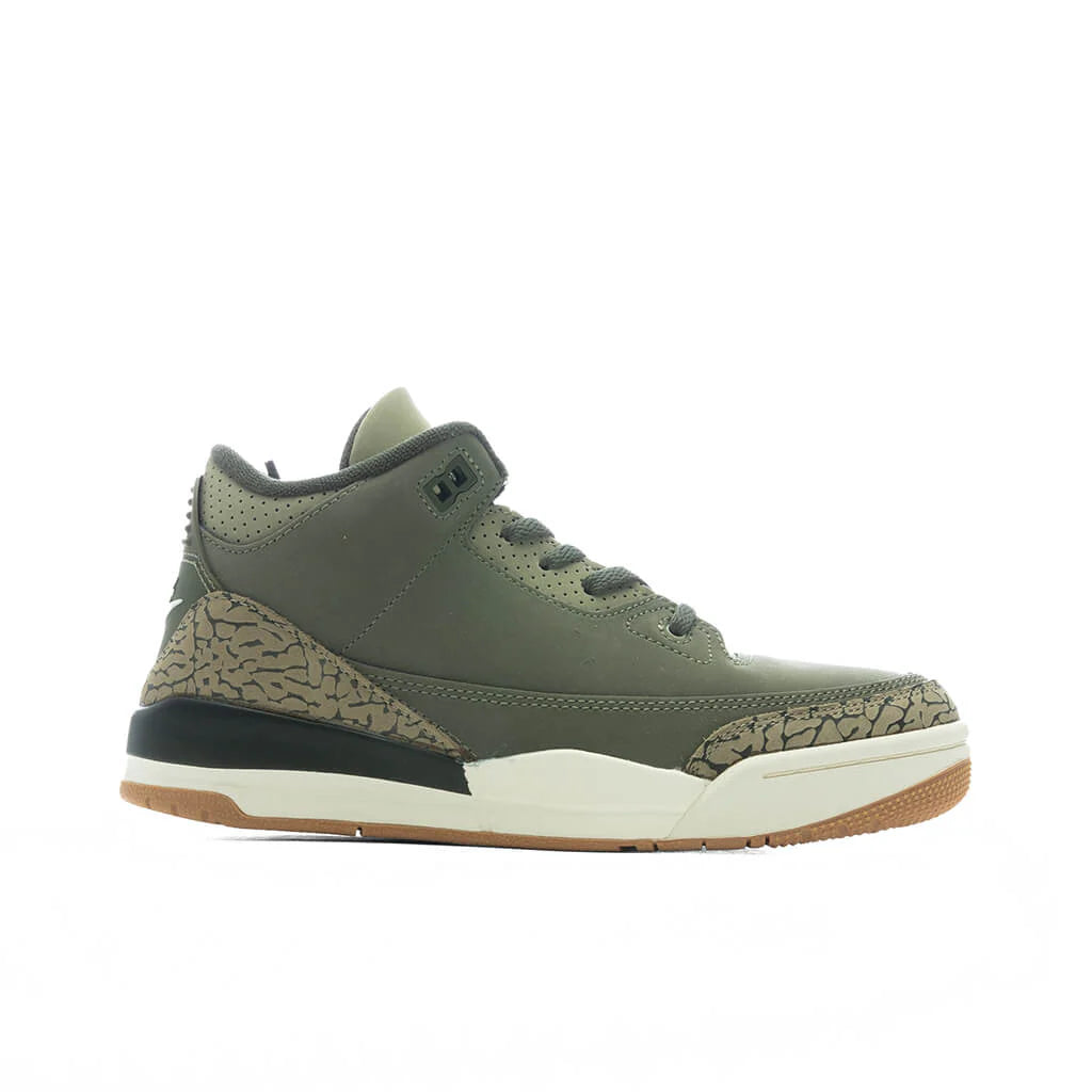 Air Jordan 3 Retro Family Affair PS Medium Olive Neutral Olive Sequoia