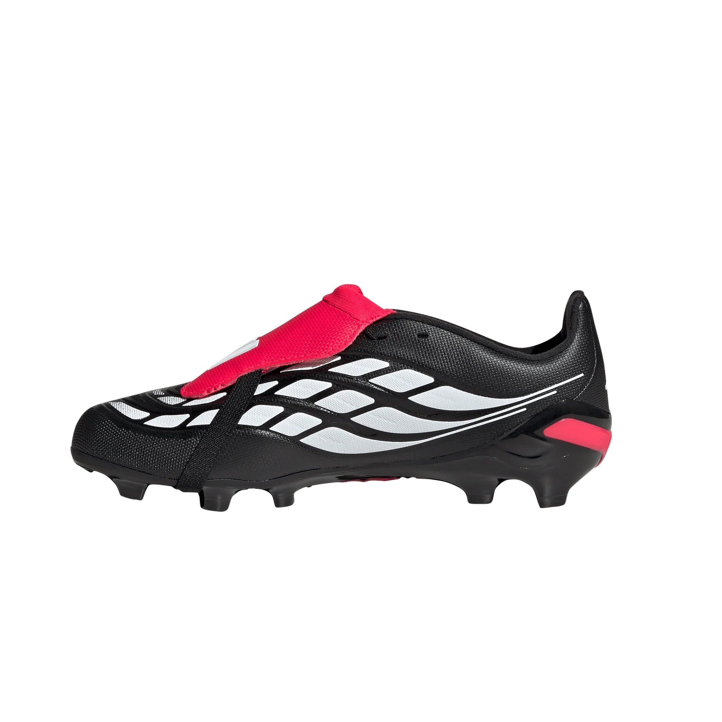 adidas Predator League Fold Over Tongue FG Firm Ground Youth Soccer Cleats Black White