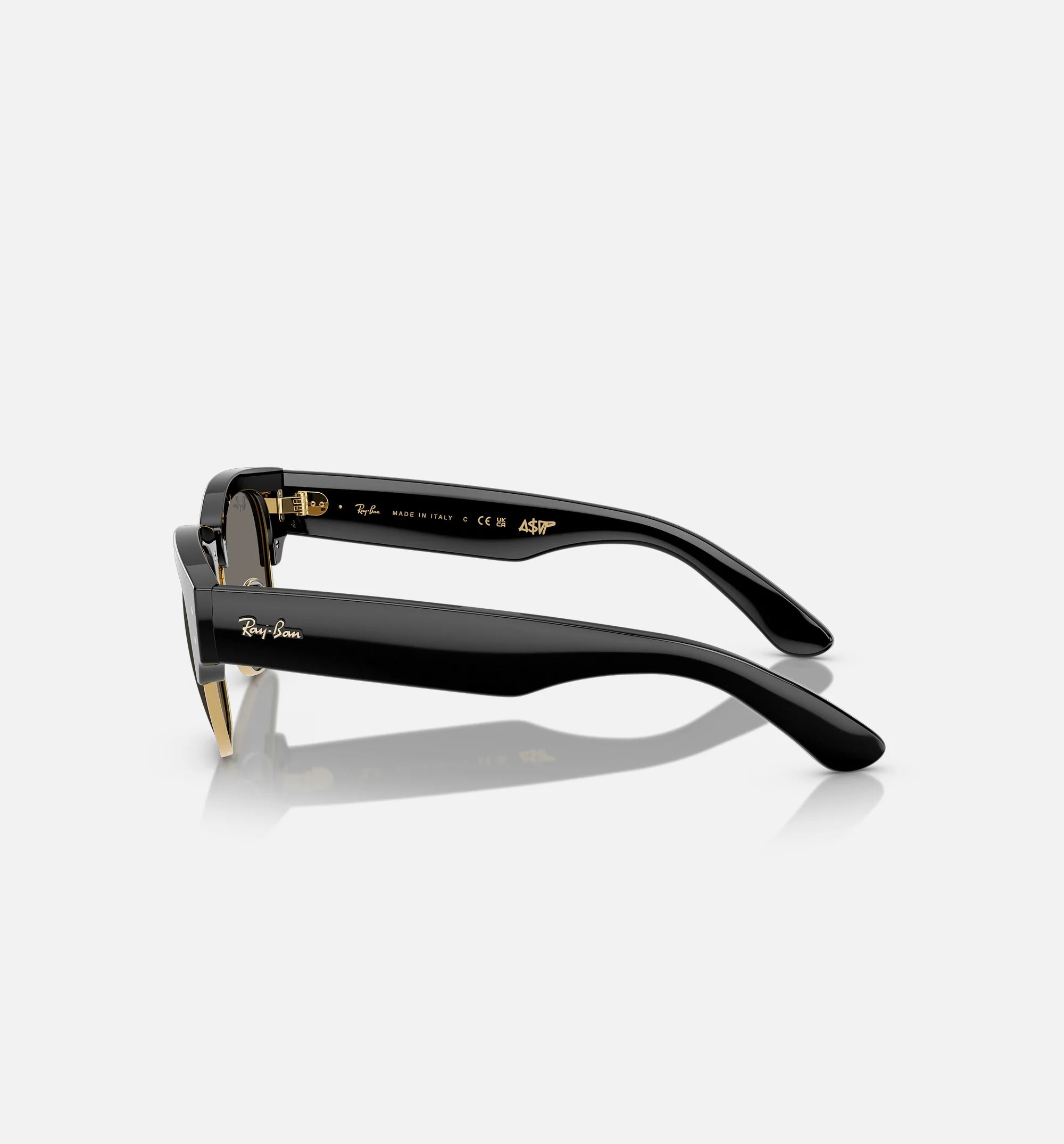 ASAP Rocky x Mega Clubmaster Mens Sunglasses Black Gold