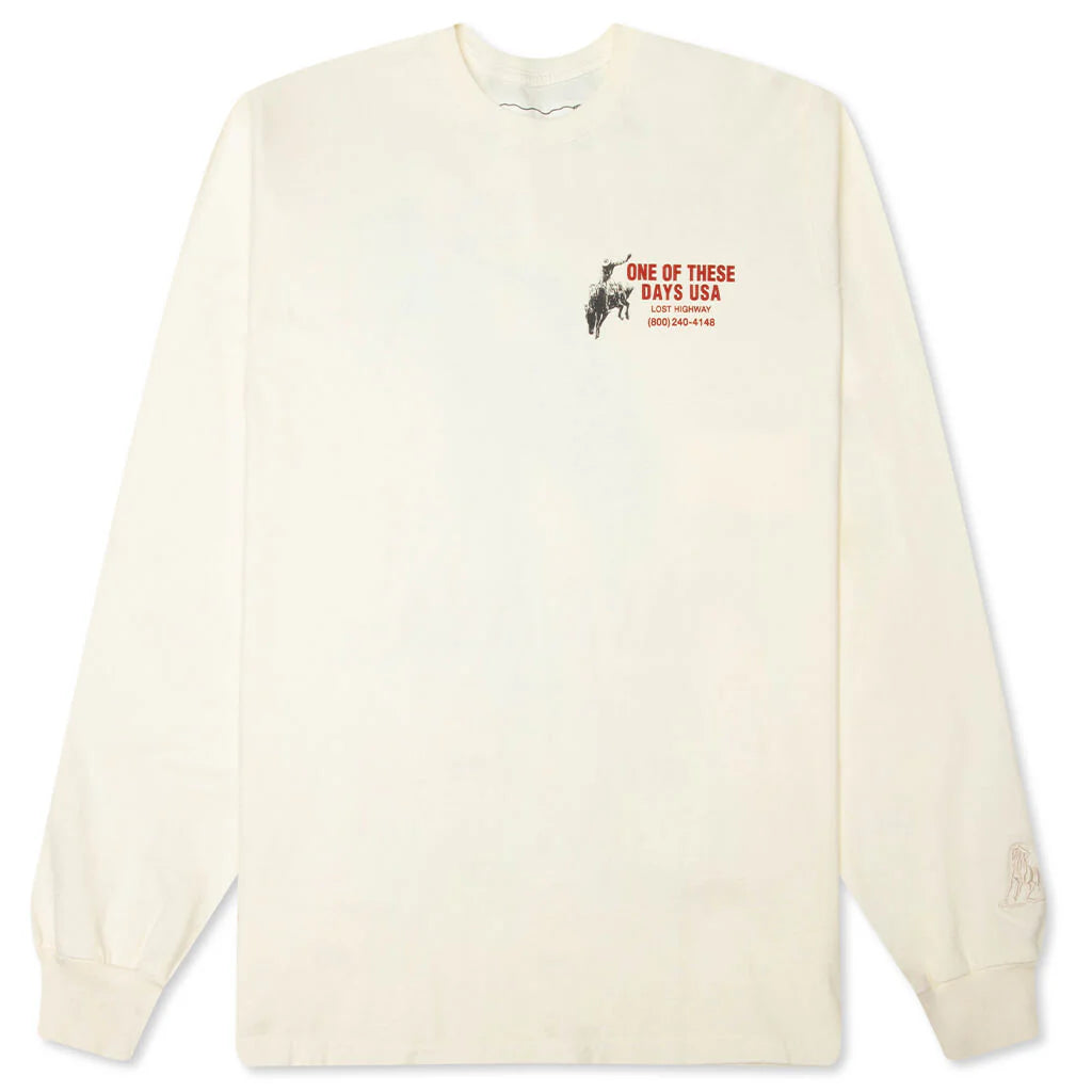 Break On Through Long Sleeve T Shirt Bone