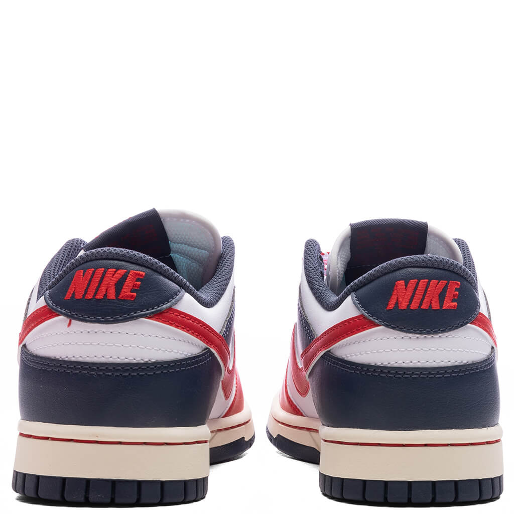 Dunk Low Retro Boston Red Sox White University Red Thunder Blue