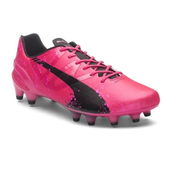 PUMA Evospeed 13 FG Firm Ground Soccer Cleats Camelia Pink