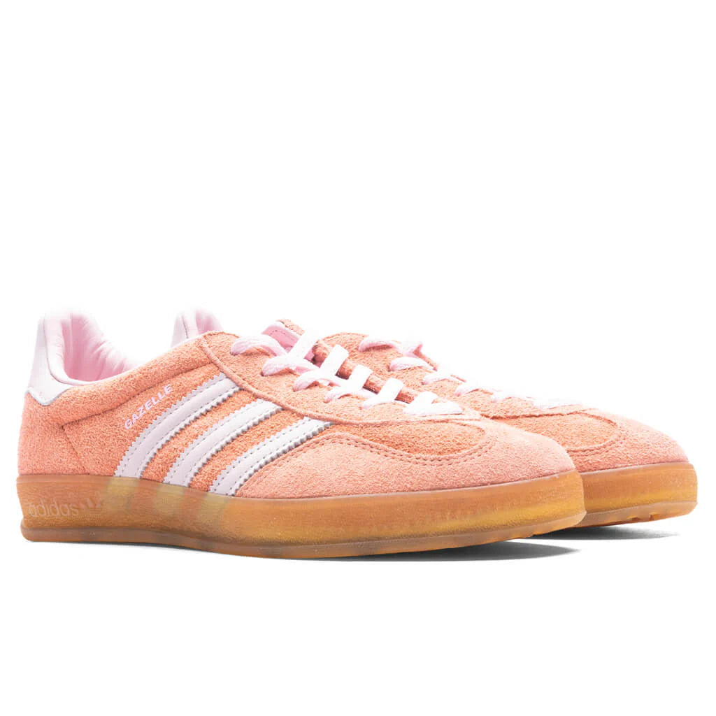Womens Gazelle Indoor Wonder Clay Clear Pink Gum