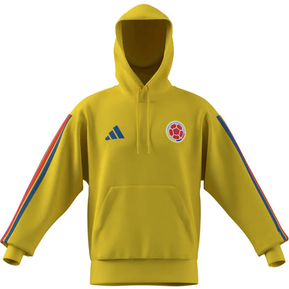 adidas Colombia DNA Soccer Fleece Hoodie Yellow