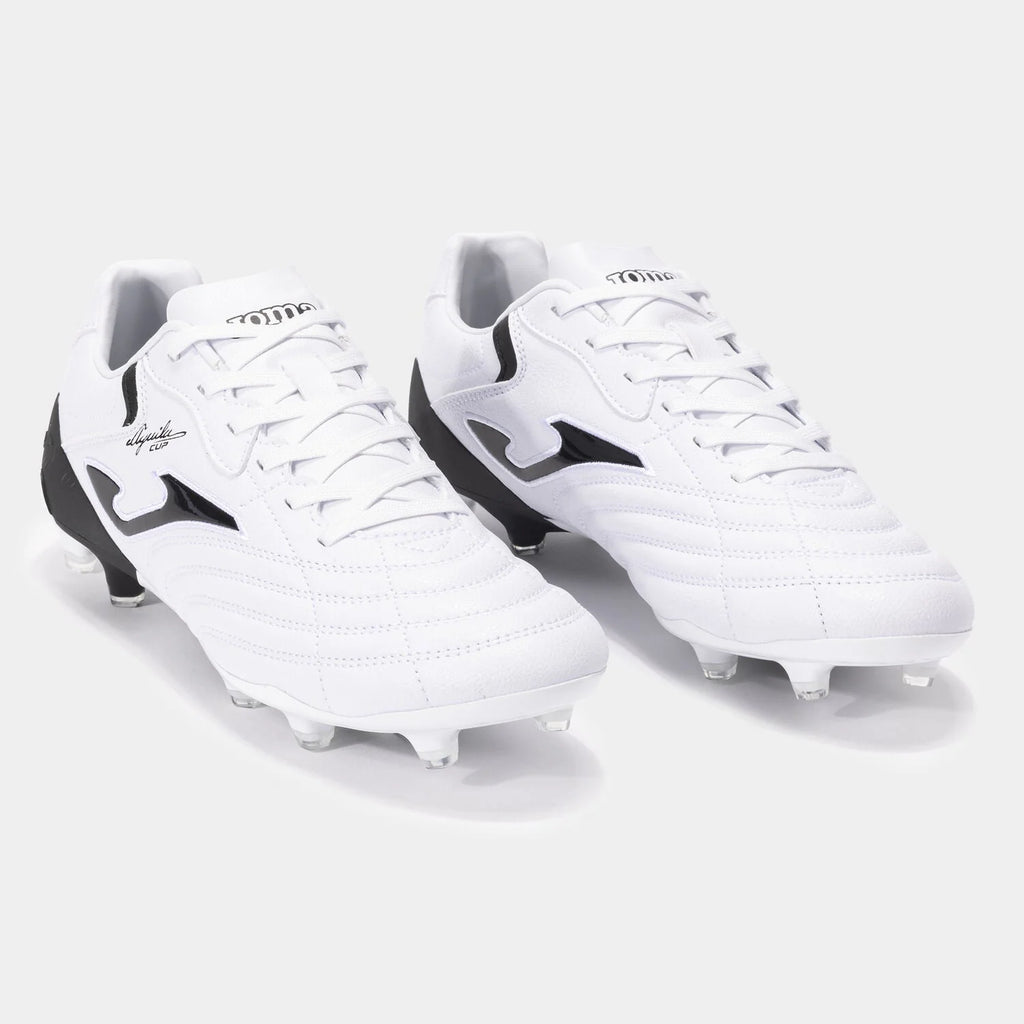 Joma Aguila Cup 24 FG Firm Ground Soccer Cleats White Black