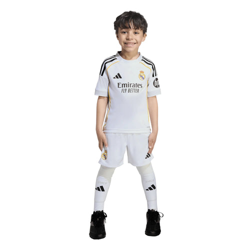 adidas Real Madrid Home Mini Kit Kids 25 26 White