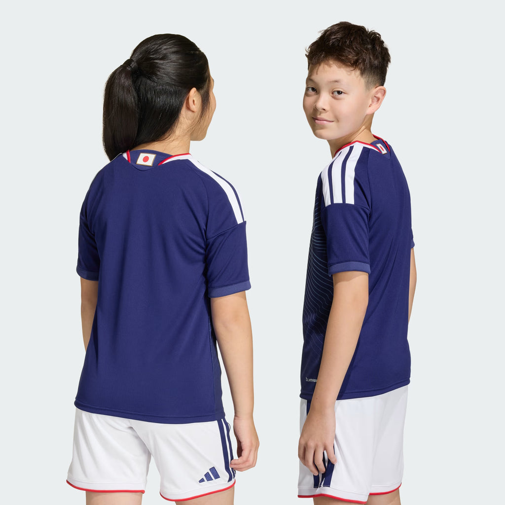 adidas Japan Home Youth Soccer Jersey 2026 Blue