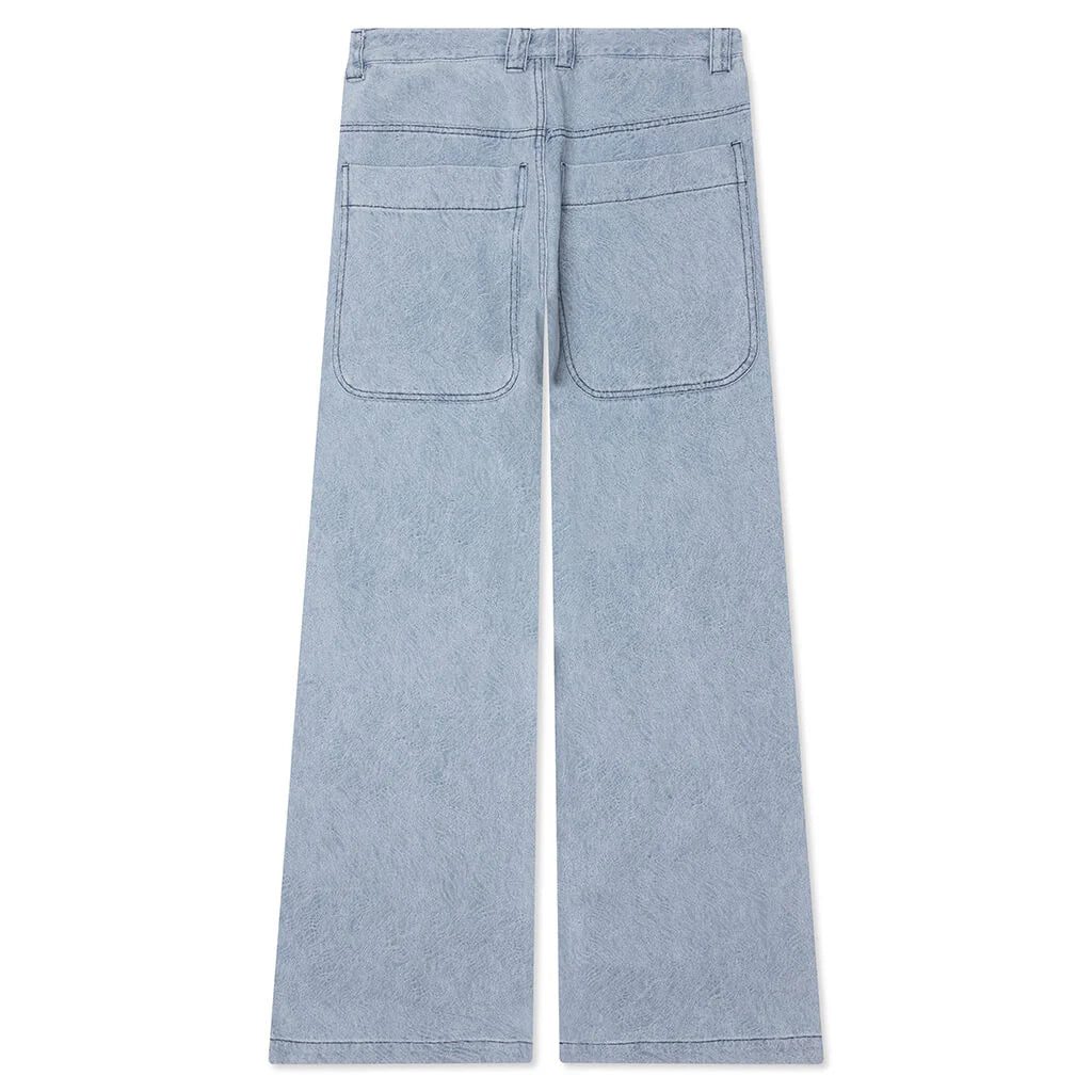 Indigo Wide Leg Pant Light Indigo