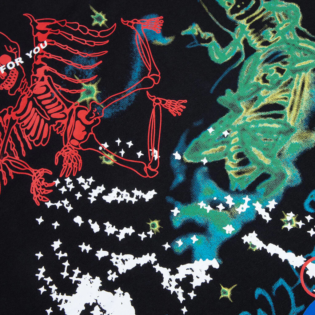 Winter Test Print Tee Black