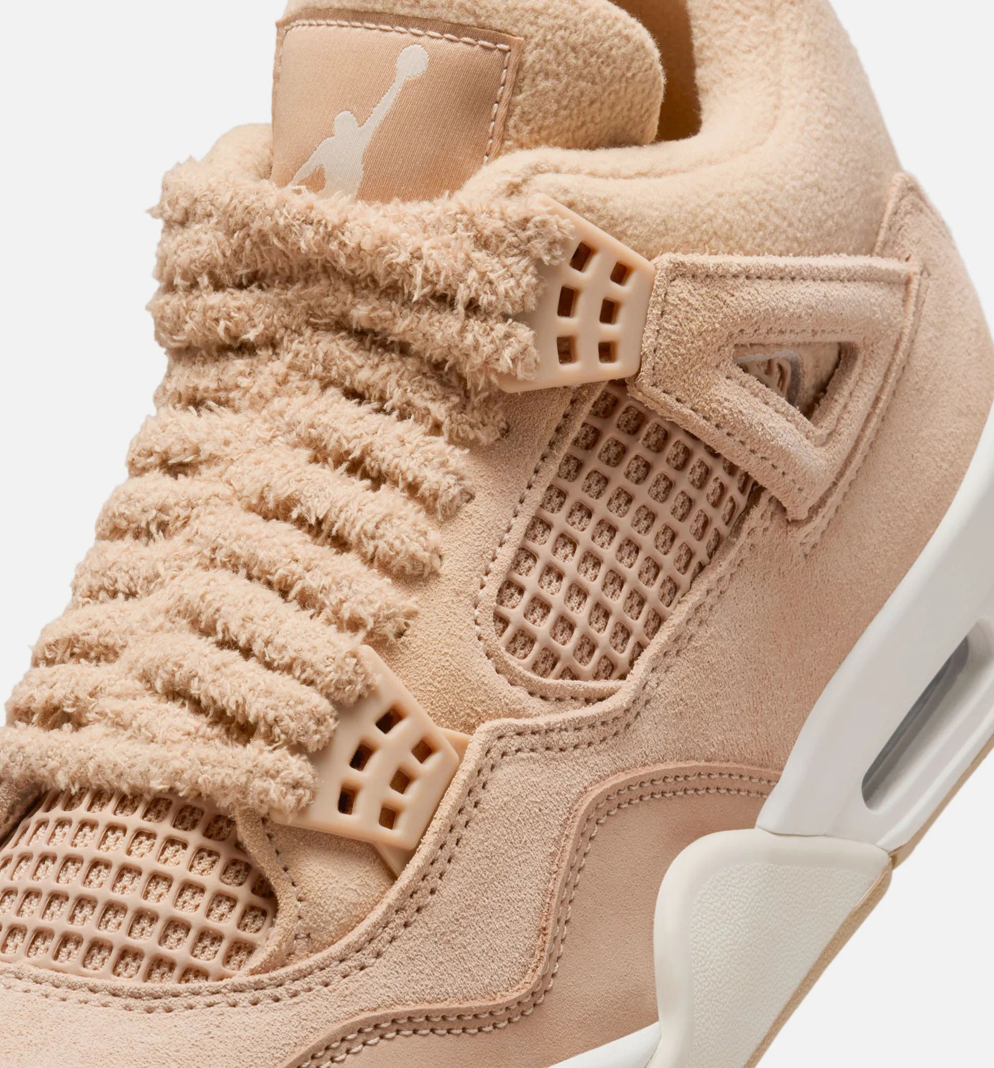 Air Jordan 4 Retro Cozy Girl Womens Lifestyle Shoe Hemp Light Orewood Brown