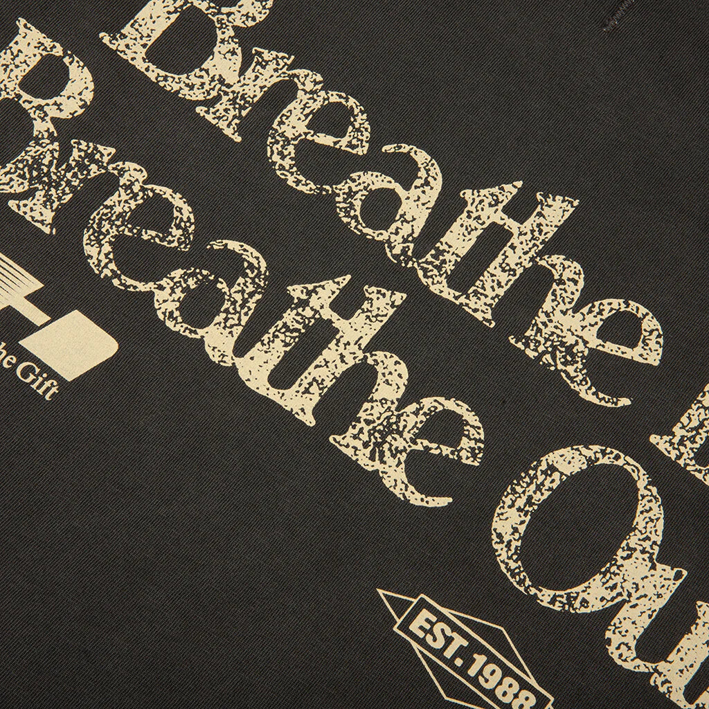 Breathe In Breathe Out S S Tee Black