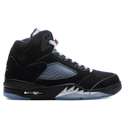 Air Jordan 5 Retro OG Black Metallic Reimagined Black White Metallic Silver Fire Red