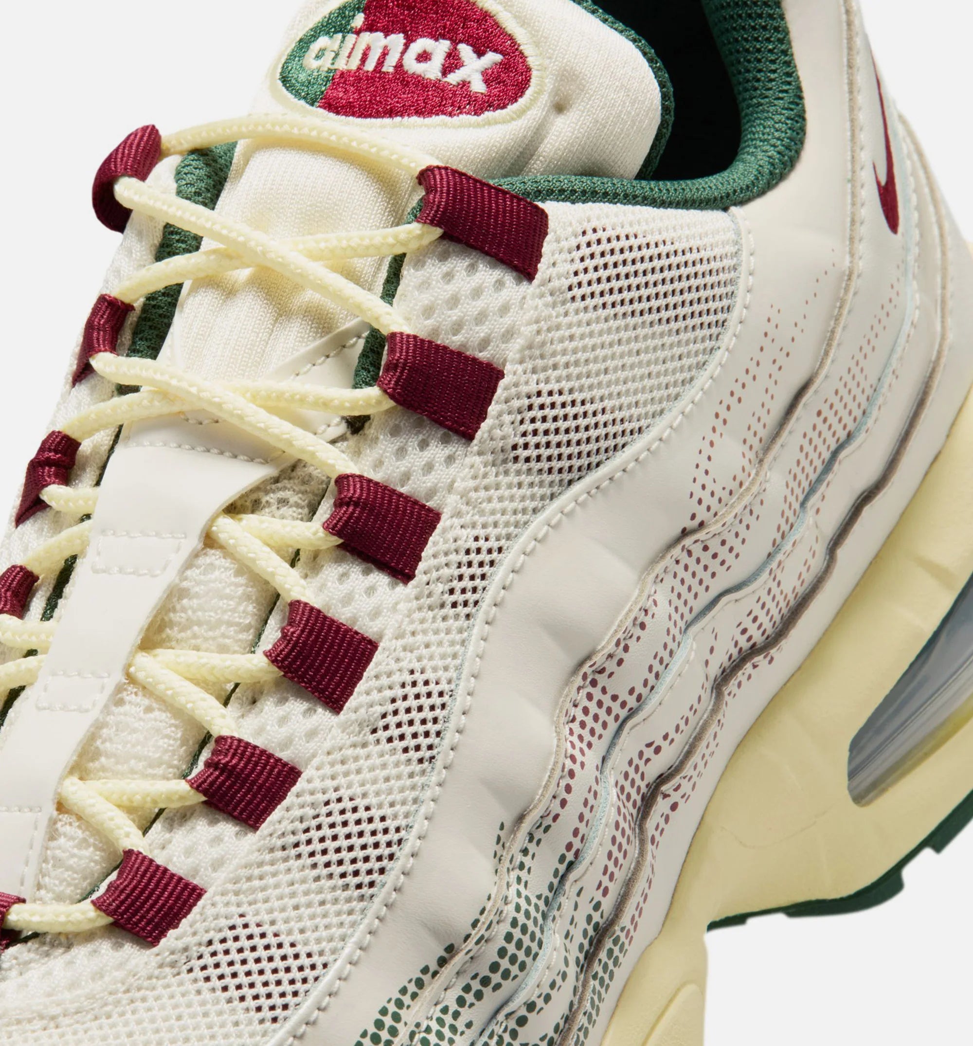 Air Max 95 Big Bubble SE Mexico Mens Running Shoe Phantom Fir Alabaster Team Red
