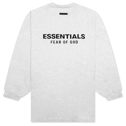 Jersey Long Sleeve T Shirt Light Heather Gray