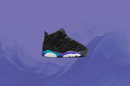 Air Jordan 6 Retro TD Aqua Black Bright Concord Aquatone