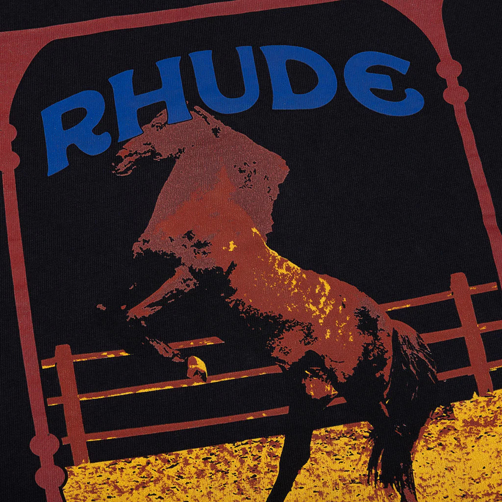 Rhude Cardre Tee Vintage Black