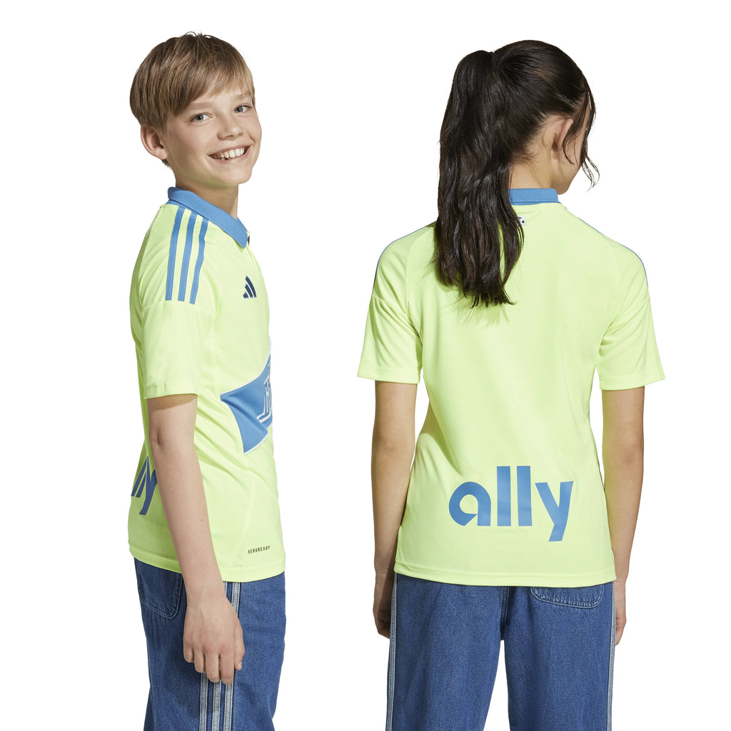 adidas Kids Charlotte FC Third Soccer Jersey 25 26 Yellow