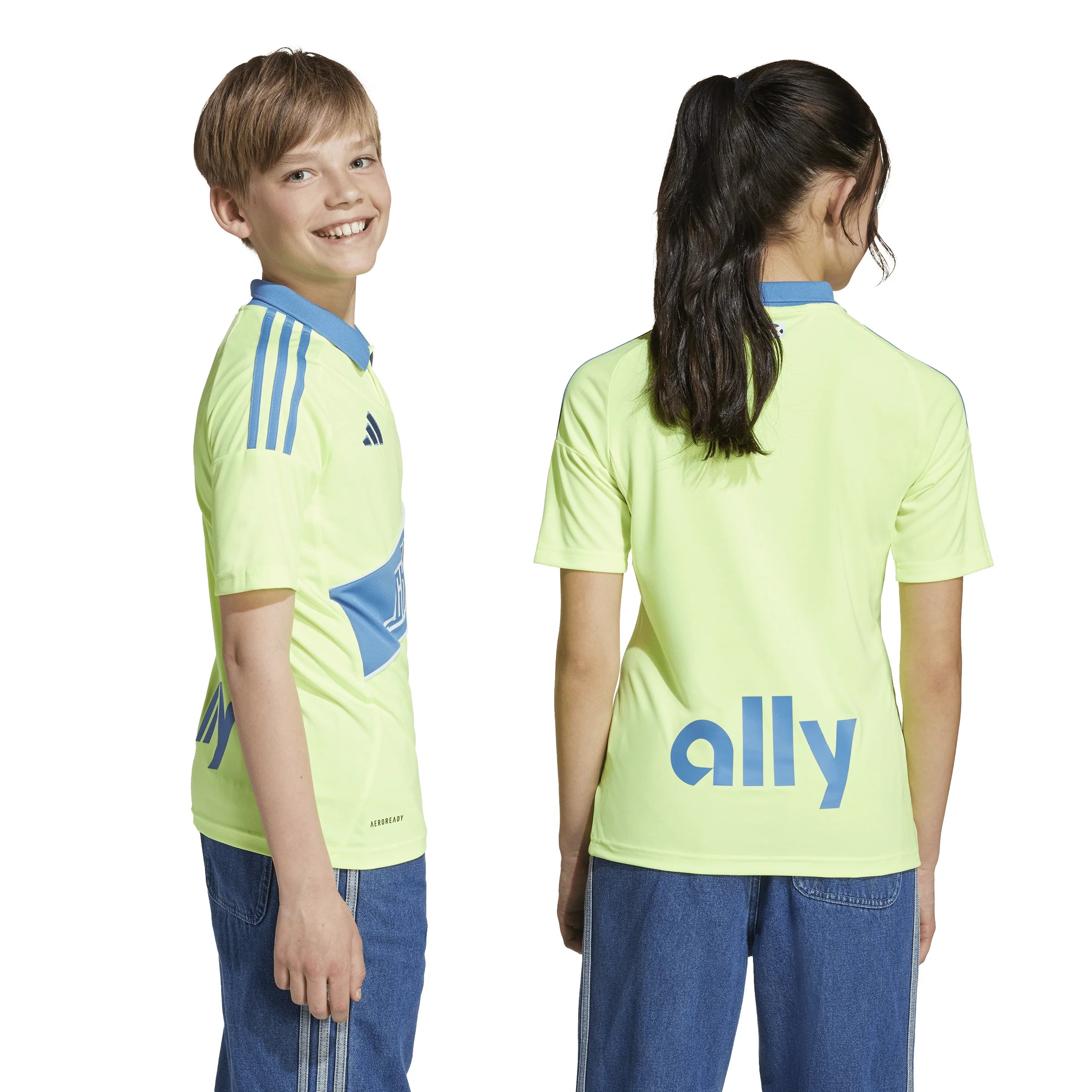 adidas Kids Charlotte FC Third Soccer Jersey 25 26 Yellow
