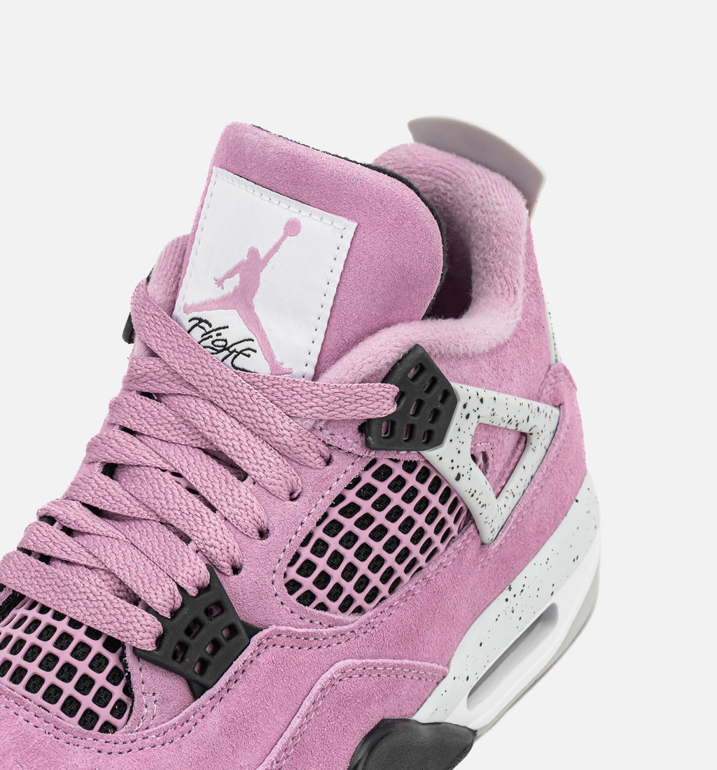 Air Jordan 4 Retro Orchid Womens Lifestyle Shoe Orchid Neutral Grey Black White Limit One Per Customer