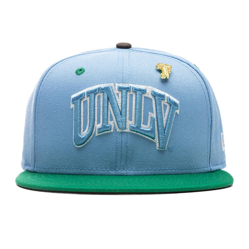 Feature x New Era Earth 59FIFTY UNLV Rebels Birdseye Blue Kelly Green