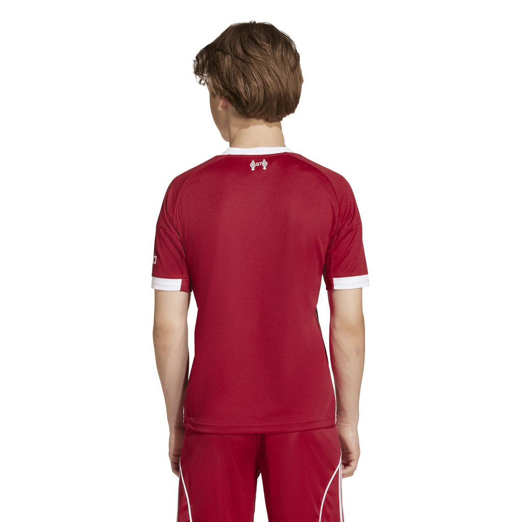 adidas Liverpool FC Home Youth Soccer Jersey 25 26 Red