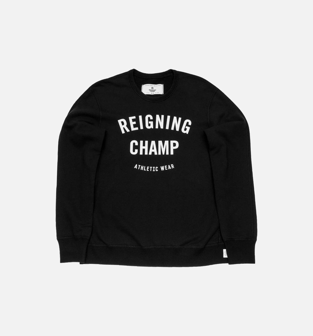 Reigning Champ Gym Crewneck Mens Black