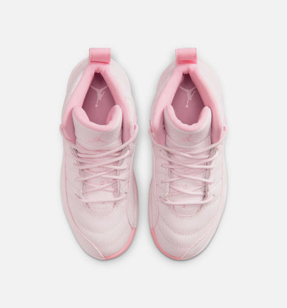 Air Jordan 12 Retro Pearl Pink Preschool Lifestyle Shoe Pearl Pink Medium Soft Pink